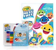 We have now fully embraced the baby shark viral sensation, and our latest pack of printable coloring sheets will have fans everywhere singing along! Color Wonder Baby Shark Coloring Pages And Markers Set Crayola Com Crayola