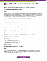 With hiv become unable to fight off germs and other viruses so they can become very sick aids (acquired immune deficiency syndrome) is a late stage of hiv disease according to the cdc, a person living with hiv has aids when he or she: Ncert Exemplar Class 9 Science Solutions Chapter 13 Why Do We Fall Ill Free Pdf