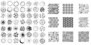 Rhs Level 3 Garden Planning R3111 Graphic Symbols Garden Planning Symbols Hardscape