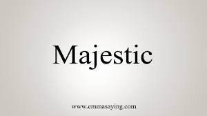 What does majestic plural mean? How To Say Majestic Youtube