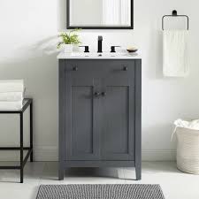 For bathrooms really limited on space, we carry a variety of corner bathroom vanities to choose from. Ebern Designs Ekanta 24 Single Bathroom Vanity Set Wayfair 24 Bathroom Vanity 24 Inch Bathroom Vanity Single Bathroom Vanity