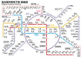 nagoya municipal subway map lines route hours tickets