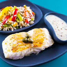 Filet De Julienne Grille Sauce Moutarde Et Capres La Cerise Sur Le Maillot Recette En 2020 Filet De Julienne Recettes De Cuisine Sauce Moutarde