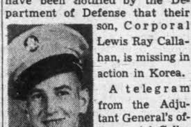 East Tennessee Veterans Memorial Association — Callahan, Lewis R.