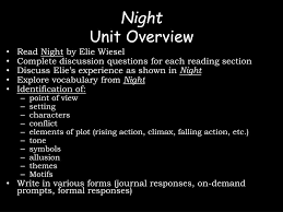 With this question, your interviewer wants to learn how your qualities and characteristics align with the skills they believe are required to succeed in the role. Ppt Night By Elie Wiesel Powerpoint Presentation Free Download Id 2322979