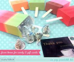 Ice cream gift card party favor. 40 Creative Diy Favor Boxes Hative