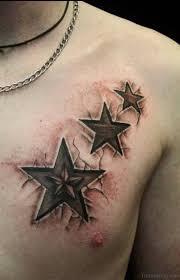 Black star tattoos on fingers. 52 Gorgeous Stars Tattoos For Chest