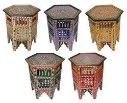 Maybe you would like to learn more about one of these? Moroccan Multi Color Hand Painted Side Table With Wooden Moucharabieh Design From Badia Design Inc