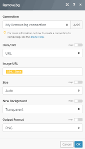 Simply visit the website remove.bg, and there you'll see a big green button that says select a photo. Remove Bg App Help Docs Integromat Help Center