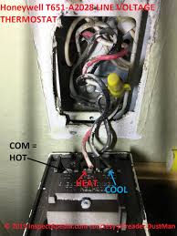 I go over which terminal letter each color wire should be connected to. Line Voltage Thermostats For Heating Cooling