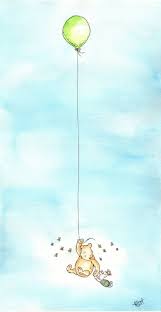 Saatchi Art Artist Kasia Blanchard Painting Winnie The Pooh Balloon Art Balloon Illustration Winnie The Pooh Friends Animal Doodles