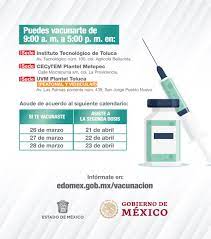 La comisión de salud pública ha dado luz verde a una nueva actualización, la quinta, de la estrategia de vacunación contra la covid en españa que previsiblemente será aprobada este miércoles en la. Gobierno Del Estado De Mexico On Twitter Atencion Del 21 Al 23 De Abril Se Llevara A Cabo La Aplicacion De La Segunda Dosis De La Vacuna Contra Covid 19mx En Metepec Acude