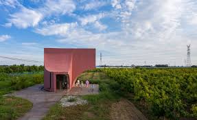 Although only 550 meters long, it used. Peach Hut Community Center By Atelier Xi