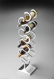 Wine Rack Modern Shiny Nickel Floor Standing Cheers New Free Shipping Wine Stand Modern Wine Rack Wine Rack