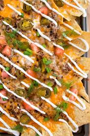 Loaded Beef Nachos Recipe Queenslee Appetit Nachos Recipe Nachos Beef Nachos Recipe Beef