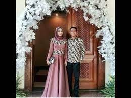 Koleksi terbaru desain model gamis batik kombinasi dari polosan, kemudian brokat memang menjadi primadona saat ini. Desain Baju Gamis Batik Untuk Lebaran Dan Pesta Youtube