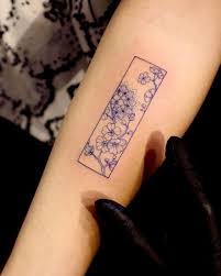 We don't suggest uploading an image of a tattoo on someone's body because the details likely won't translate on our platform. Tattoo Tagged With Blue Cherry Blossom Outline Inked App Com