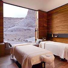 Never Too Much Privacy For The Wearied Body At Amangiri Lake Powell Utah Spa Treatment Room Spa Interior Spa Massage Room