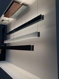 Lightfair 2015 Edge Lighting Booth Glide Up Down Led Suspension Lights Edge Lighting Minimalist Lighting Recessed Lighting