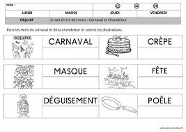 Carnaval Chandeleur Ecriture Maternelle Petite Section Moyenne Section Cycle 1 Carnaval Maternelle Chandeleur