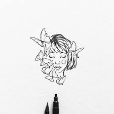 Artist Sketches Decorationideas Line Art Drawings Art Drawings Black And White Illustration