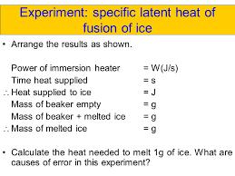 Specific heat and phase changes: Chapter 16 Latent Heat Capacity The Use Of An Equation Ppt Video Online Download