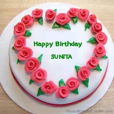 Roses Heart Birthday Cake For Sunita Find your perfect happy birthday image to celebrate a joyous occasion free download sweet and fun pictures free for commercial use. roses heart birthday cake for sunita