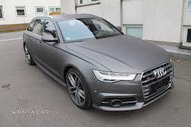Foliatec 20spray schutzfilm felge, grau carbon matt. Audi S6 C7 Avant Vollfolierung In Grau Matt