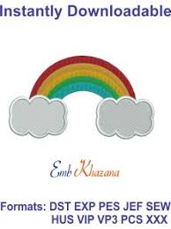 Check above files, it's already digitized to run on the machine. Free Rainbow Embroidery Design Free Rainbow Embroidery Design Pes Format