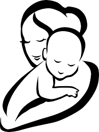 Mother And Child Clipart3 Mothers Day Drawings Mother Art Baby Sketch