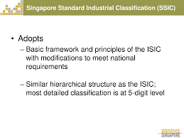 The sources of information used to construct the register are. Ppt Singapore Standard Industrial Classification Ssic Powerpoint Presentation Id 1212774