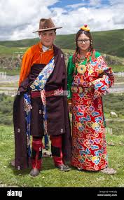 Local Khampas ethnics participate at the Manigango Horse Festival in the  Tibetan Plateau region in Sichuan, China Stock Photo - Alamy