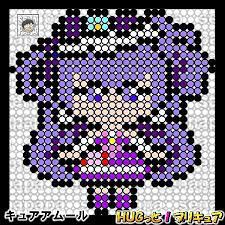 愛のプリキュア２ キュアアムール アイロンビーズで作ろう セナパパblog ハロウィン アイロンビーズ アイロンビーズ パーラービーズ