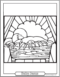 You might also be interested in coloring pages from victorian era category. Baby Jesus Coloring Pages Jesus Christ As A Child In The Crib