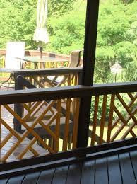 Huge sale on chippendale railing now on. Greensboro Azek Pvc Deck Screened Porch American Traditional Veranda Other By Archadeck Piedmont Triad Houzz