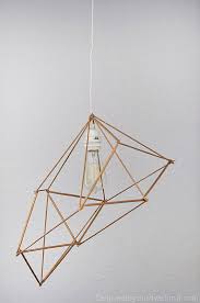 Geometric industrial lamp is totally handmade. 8 Diy Pendant Lamps With Highly Unusual Designs