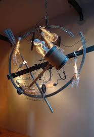 Are light fixtures recyclable symbol. 9 Recycled Chandeliers