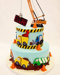 Birthday Cake Happy Birthday Emoji Art Copy And Paste This Fondant Construction Cake Is Worth The Wait In Traffic Construction Cake Birthday Cake Kids Cake