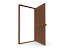 Security Door Propped Open
