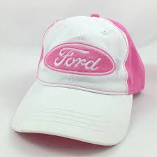 Ford Mustang Pony Pink White Baseball Cap Hat Adjustable Ford Baseballcap White Baseball Cap Womens Baseball Cap Cute Baseball Hats