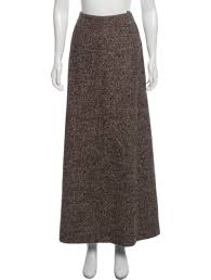 luciano barbera tweed maxi skirt clothing lub21124 the