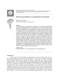 This page contains an complete overview of all already played and fixtured season games and the season tally of the club juventude in the season overall statistics of current season. Pdf Discurso Jornalistico E A Construcao Da Juventude