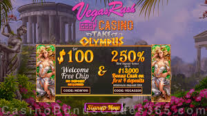 A 100% no play no max bonus. Vegas Rush Casino Casino Bonus Codes 365