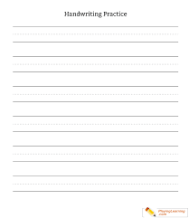 The following sentences use dashed letters that students can trace. Cursive Handwriting Practice Blank Worksheet Free Cursive Handwriting Practice Blank Worksheet