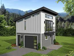 Small cabin plans with porch harper. 400 Sq Ft 1 Car Garage With Apartment Plan 1 Bath Balcony
