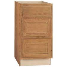 medium oak base in stock kitchen