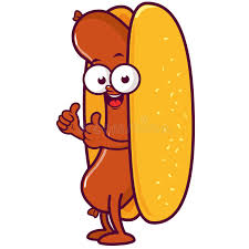 Cartoon Hotdog Clip Art Stock Illustration Illustration Of Cartoonish 5421208 Hot dog digital paper, hot dog patterns, junk food clipart, hotdog clipart, hamburger clipart, fast food clipart, pizza party. cartoon hotdog clip art stock