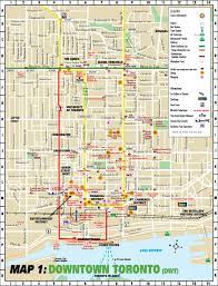 Toronto Street Map Pdf Toronto Downtown Map