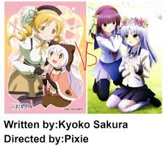 Mami Tomoe And Nagisa Momoe Vs Kanade Tachibana Angel And Yuri Nakamura Puella Magi Madoka Magica Death Battles So im gonna go rewatch it (because i love torturing myself, apparently) but i wanted to draw something cute and happy before i do. puella magi madoka magica death battles