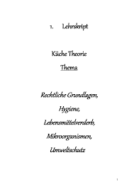 Lehrskript Kuche Lebensmittelrecht Unterrichtsmaterial In Den Fachern Gastronomie Hotellerie Bs Hauswirtschaft In 2020 Gelehrte Hauswirtschaft Berufsschule